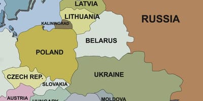 Kaart van Slovenië en de buurlanden