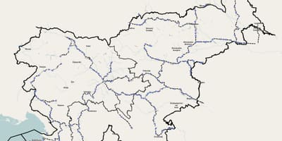 Slovenië trein kaart