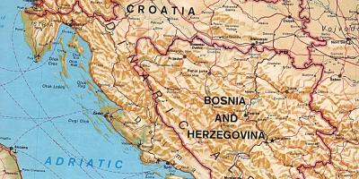 Kaart van Slovenië